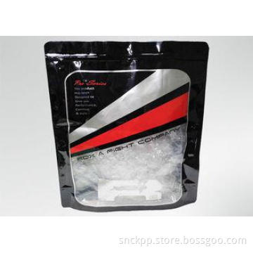 Stand Up Garment Plastic Bags , Three-side Sealed Resealabl